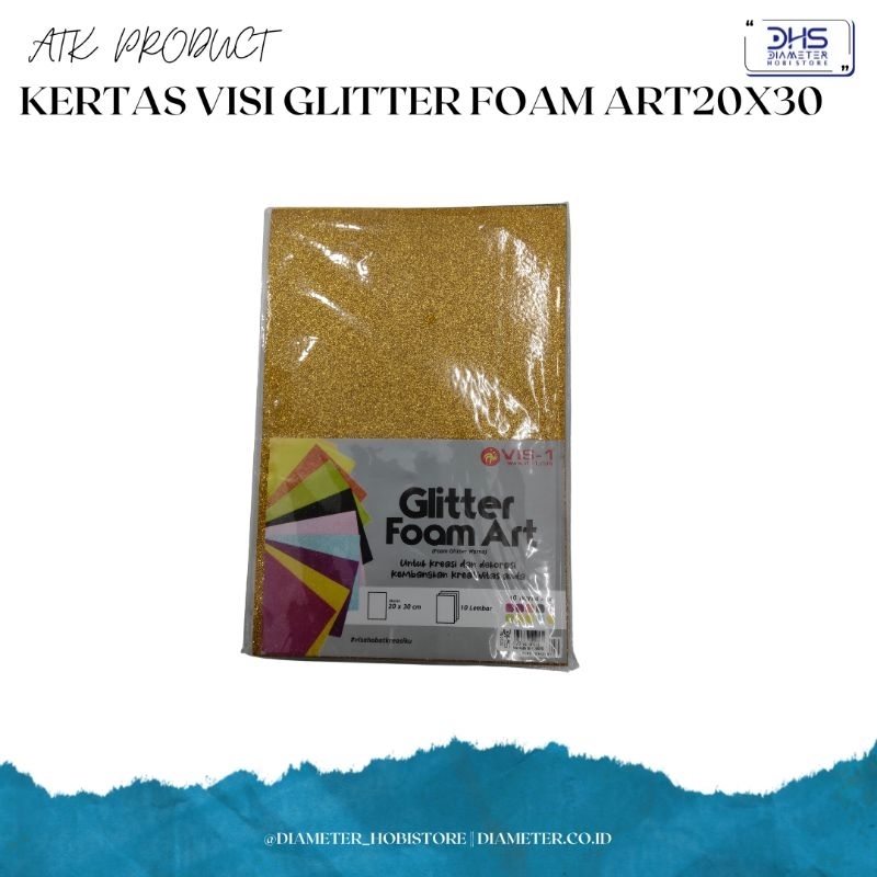 

Kertas VIS-1 Eva Foam Art Glitter Rainbow