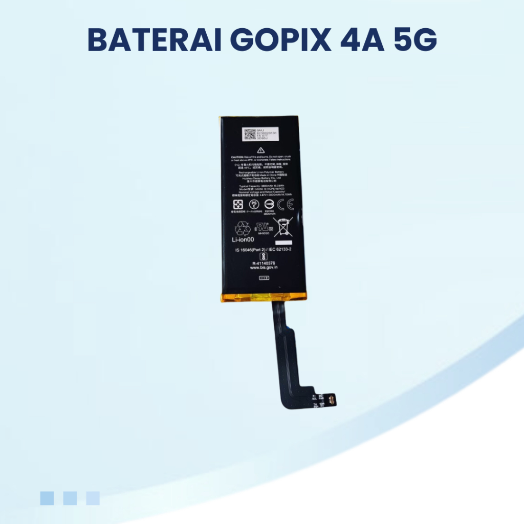 SPAREPART BATERAI BATRE GOPIX GOOGLE PIXEL 4A 5G
