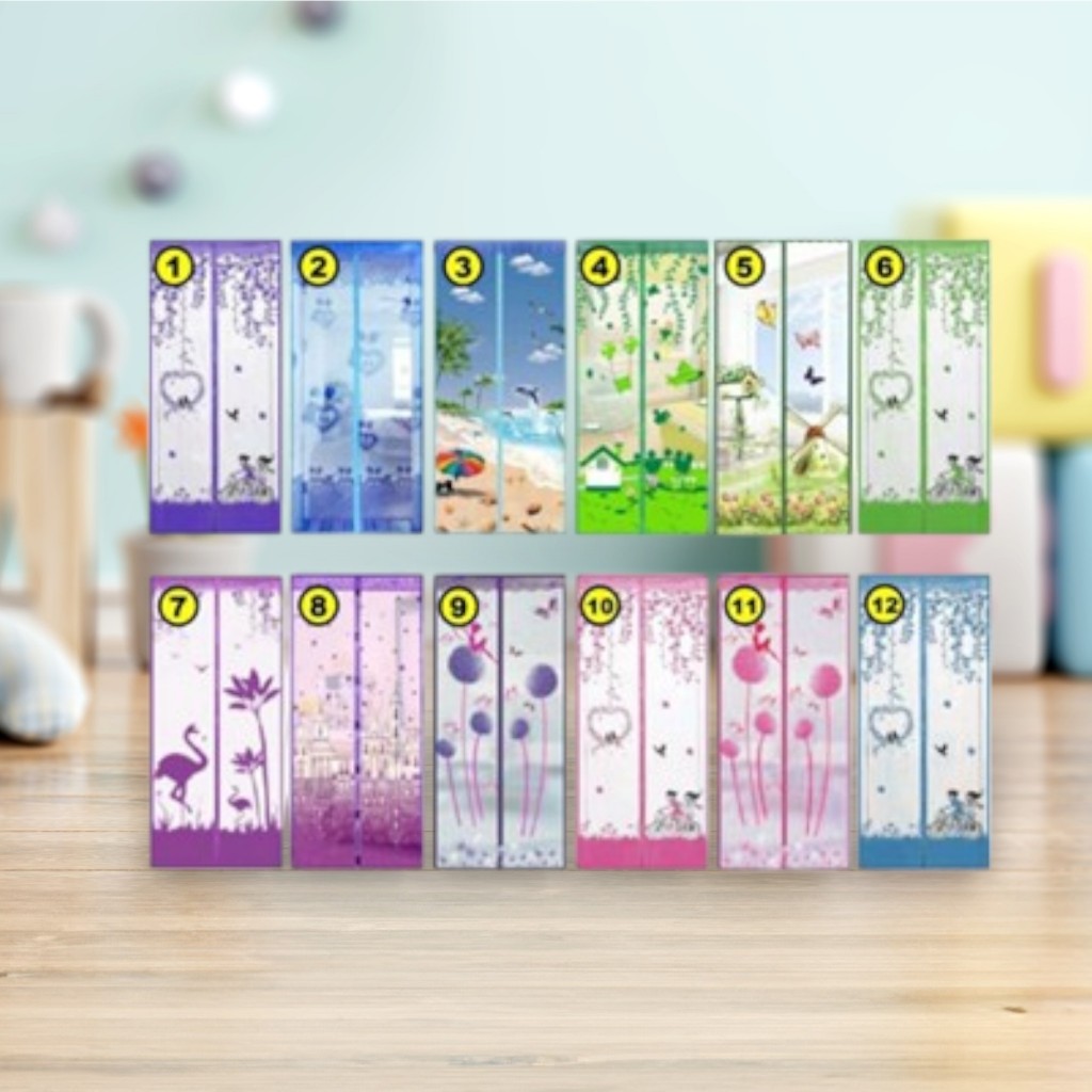 Tirai Magnet Pintu Jaring Pintu Jendela Anti Nyamuk