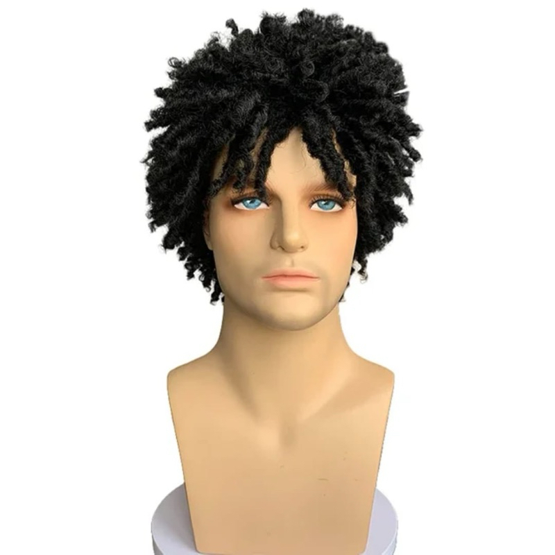 Rambut Wig Gimbal Pendek Bikin Kece