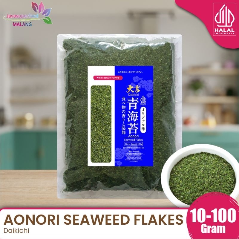 

Aonori 10g 50g 100g AONORI Bubuk Nori Halal | Bubuk Ao NoriImport Taburan Takoyaki | Seaweed Powder Mentai