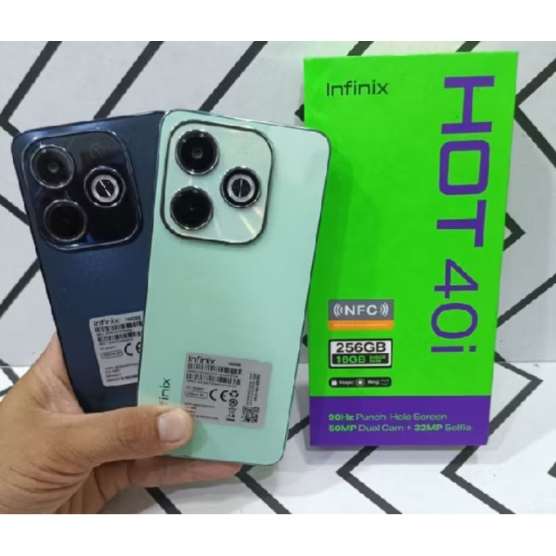 PROMO INFINIX HOT 40i 8/256GB HP SECOND BEKAS FULLSET