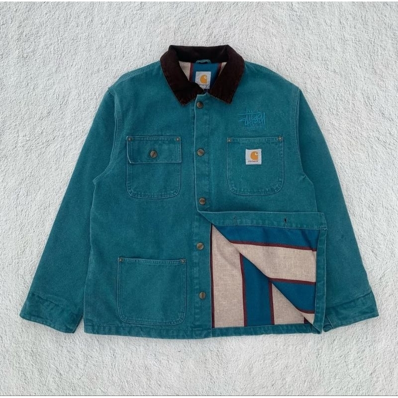 CARHARTT X STUSSY INTERNATIONAL CHORE JACKET