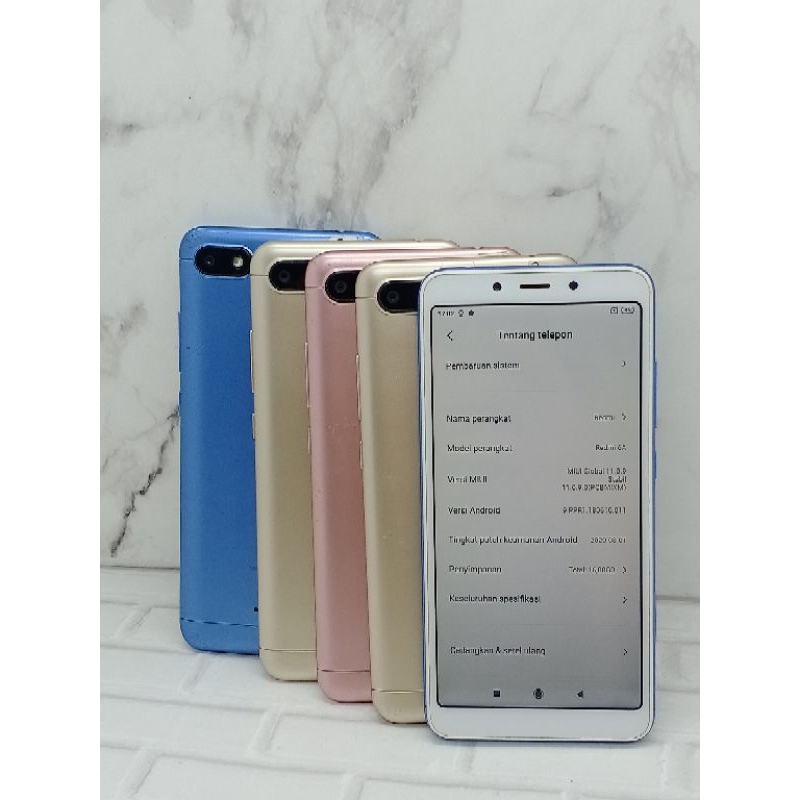 menjual hp second original redmi 6a 2/16gb