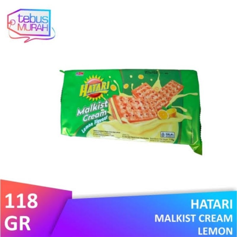 

HATARI MALKIST CREAM RASA LEMON NETTO 118 GR