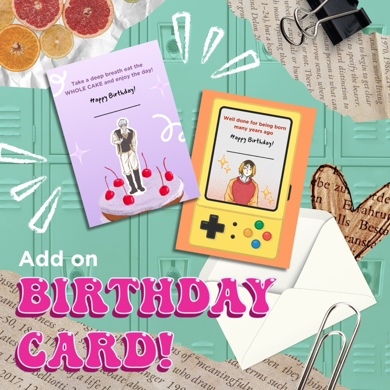 

BIRTHDAY CARD (ADD ON)
