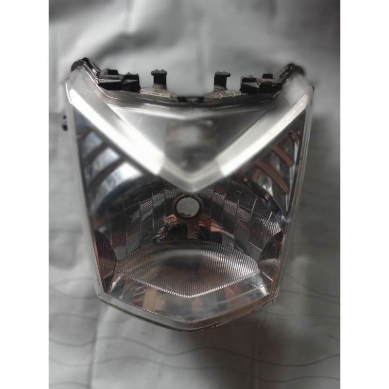 reflektor lampu depan Honda beat fi tahun 2012,2013,2014,2015, reflektor + mika beat fi original cop