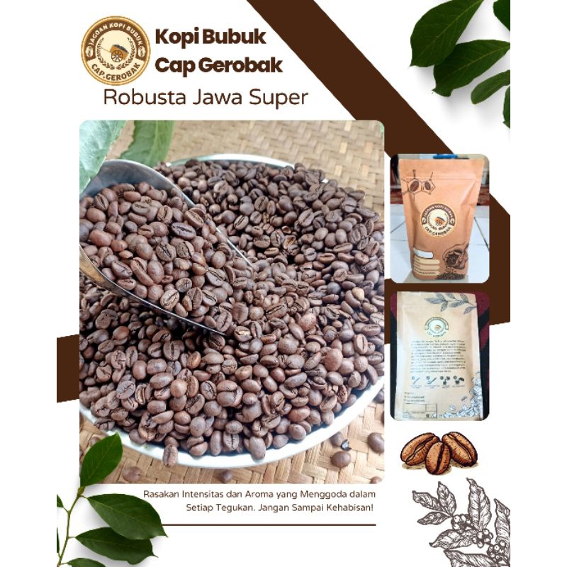 

Kopi Enak Robusta Jawa kualitas Super wangi Termurah 500gram