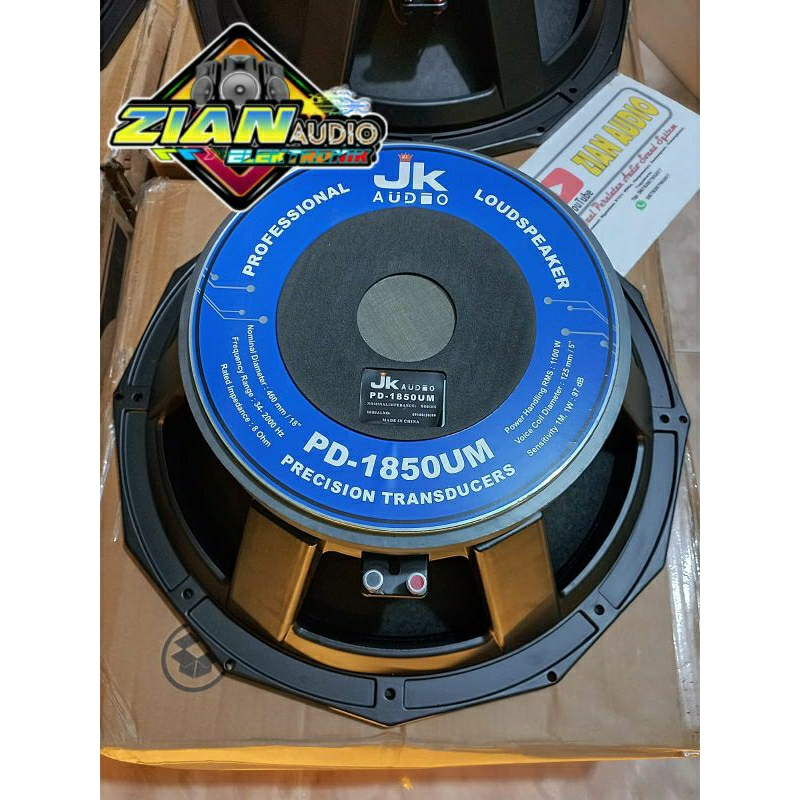 Speaker 18" JK Audio PD-1850UM vc5" original