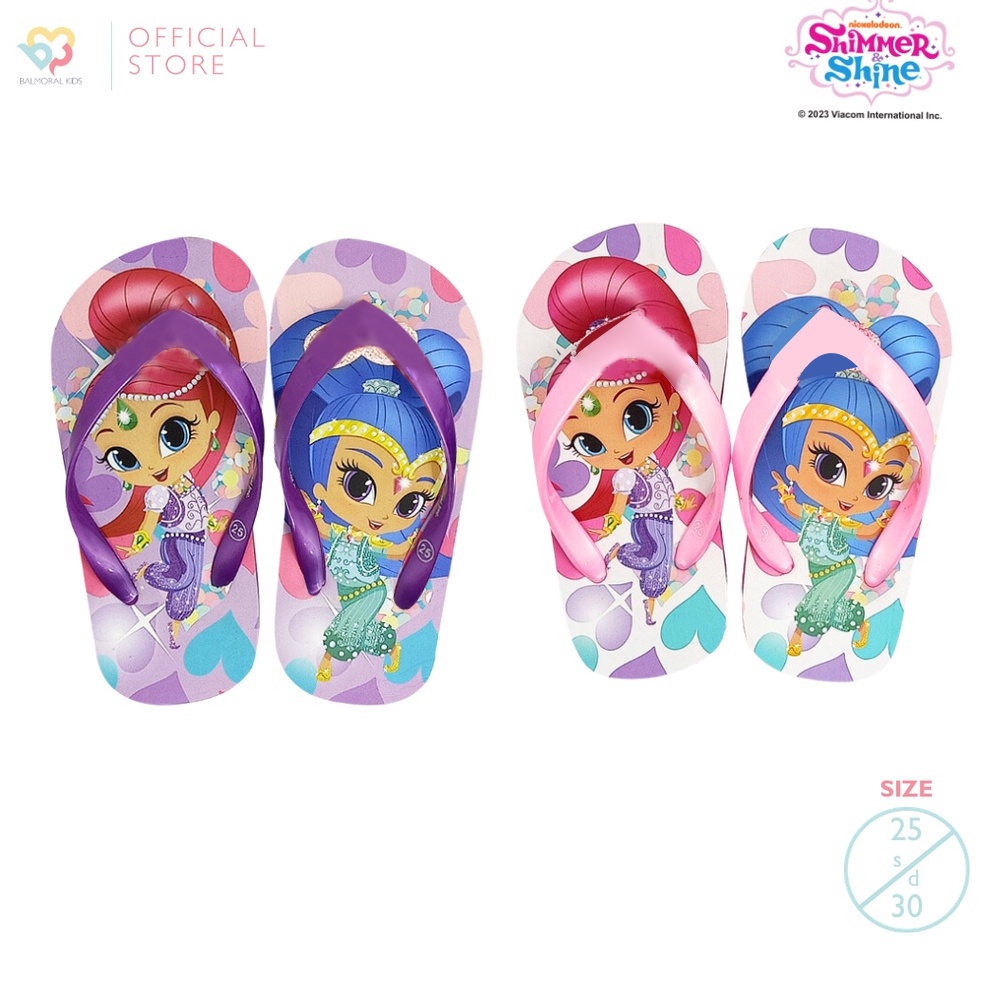 Harga Bersahabat Sandal Jepit Anak Perempuan Shimmer and Shine Balmoral Kids SNSAL24