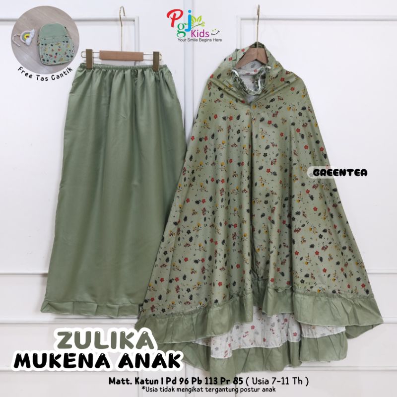 zulika mukena anak by pgj kids