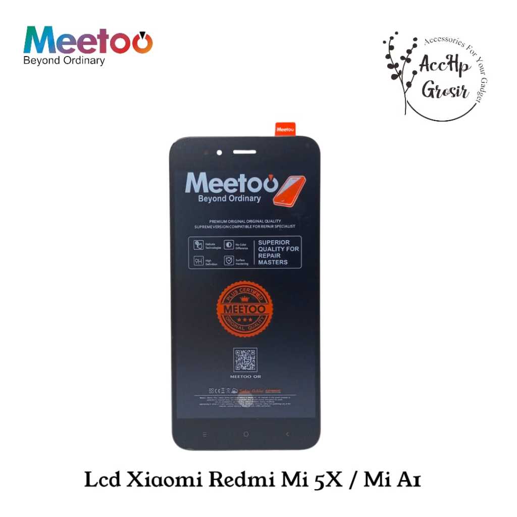 LCD Touchscreen Mi 5X Mi A1 Meetoo Black Original Mi 5x Mi a1 Meetoo Original