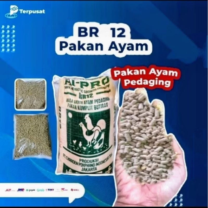 Per 5 Kg Pur BR 12 HI-PRO Pakan Ayam Pedaging Dewasa