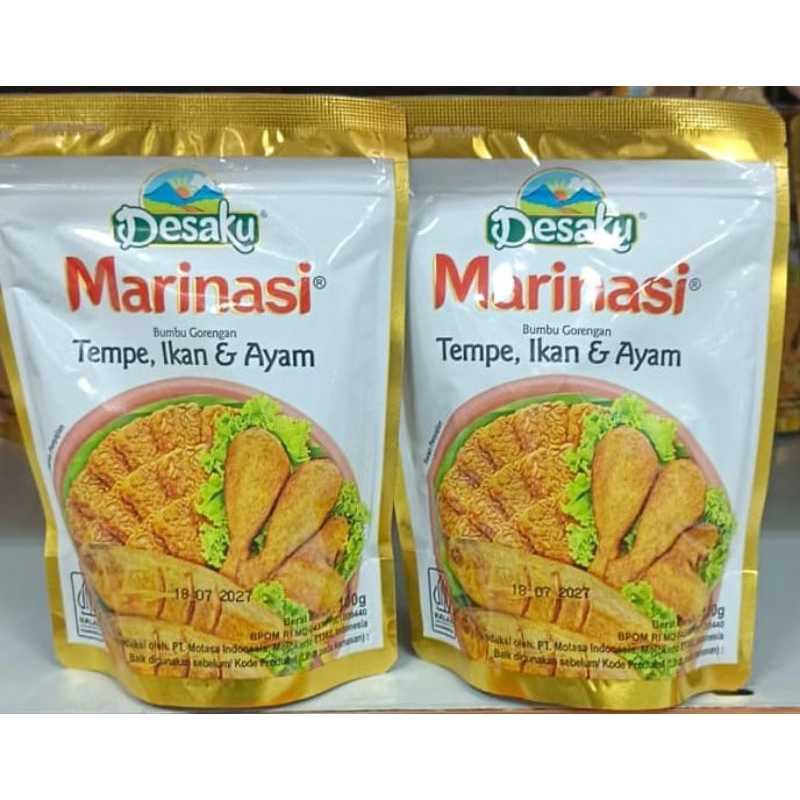 

Desaku Marinasi tempe ikan & ayam 100g pouch