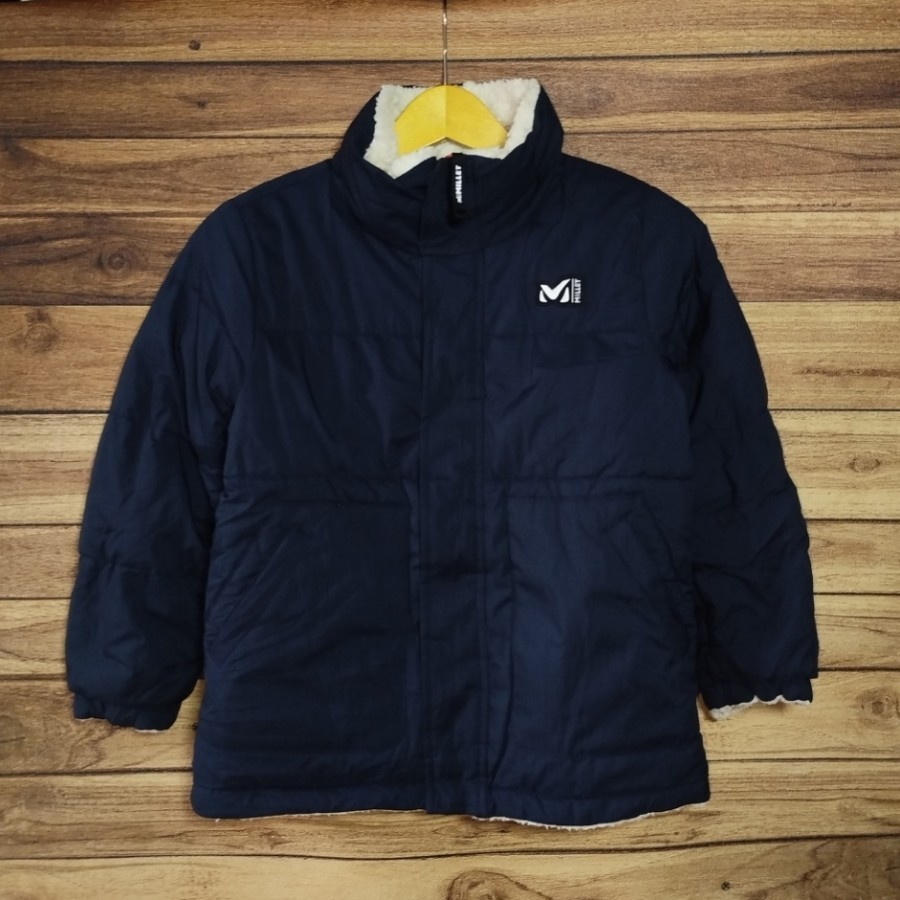 Jaket Outdoor Anak Millet Reversible Sherpa | Bulang Bolak Balik Anak 8-9 Tahun