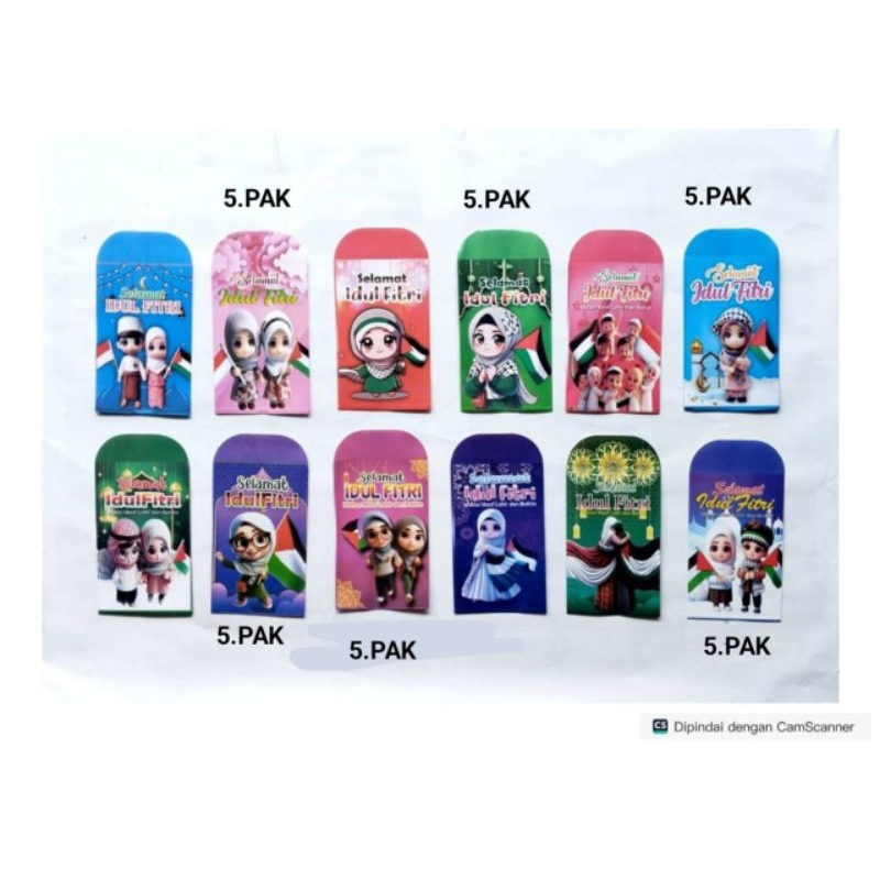 

amplop lebaran idul Fitri isi 100 lembar UK 7x11 cm