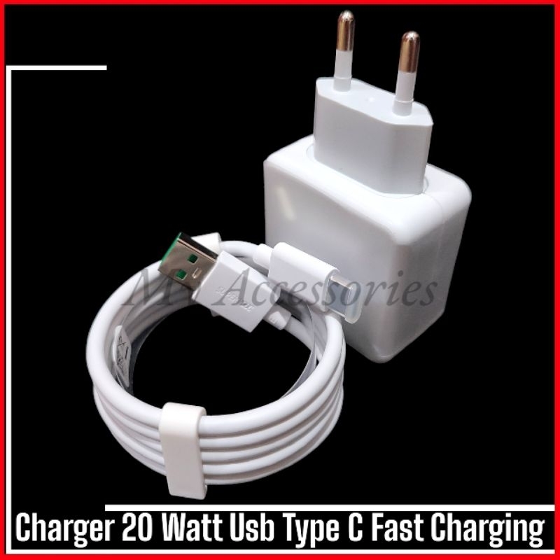 Charger Oppo 20 Watt Oppo A91 Reno 2 Reno 2F F15 USB Type C VOOC Flash Charging