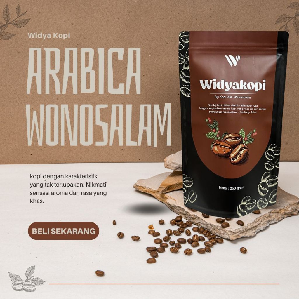 

Kopi Bubuk Arabika Wonosalam 500gr – Rasa Floral Fruity – Premium Termurah