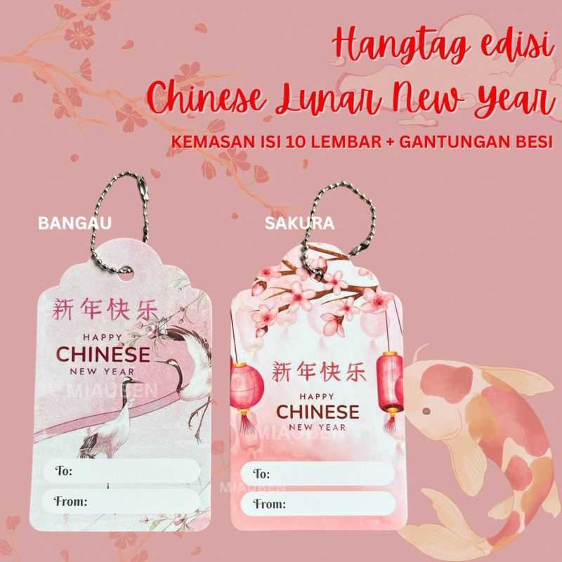 

Isi 10 set hangtag imlek kartu ucapan lunar new year