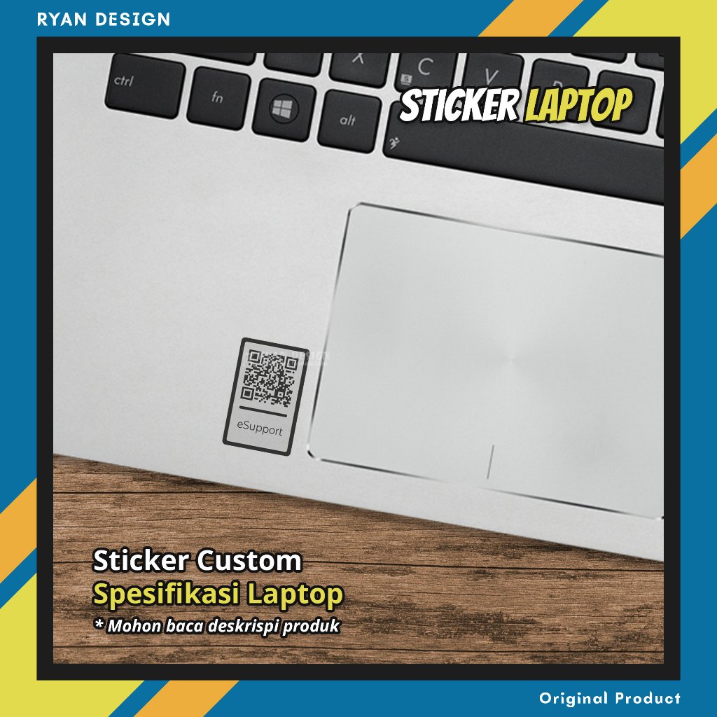 Stiker Logo Laptop e-Support Lenovo Stiker Spesifikasi Fitur Laptop Stiker Nvidia RTX GTX Intel Amd 
