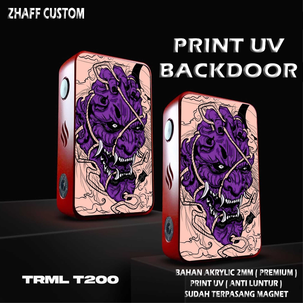 

ACCESORIES akrilik TRML + print UV bisa custom ZhaffCustom