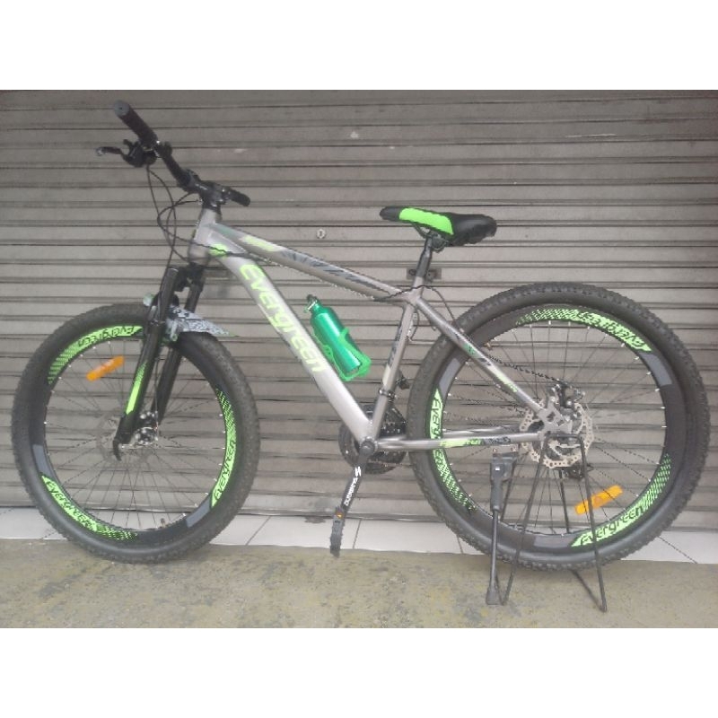 Sepeda MTB Evergreen 580 Ranger 26 inch Warna Hijau