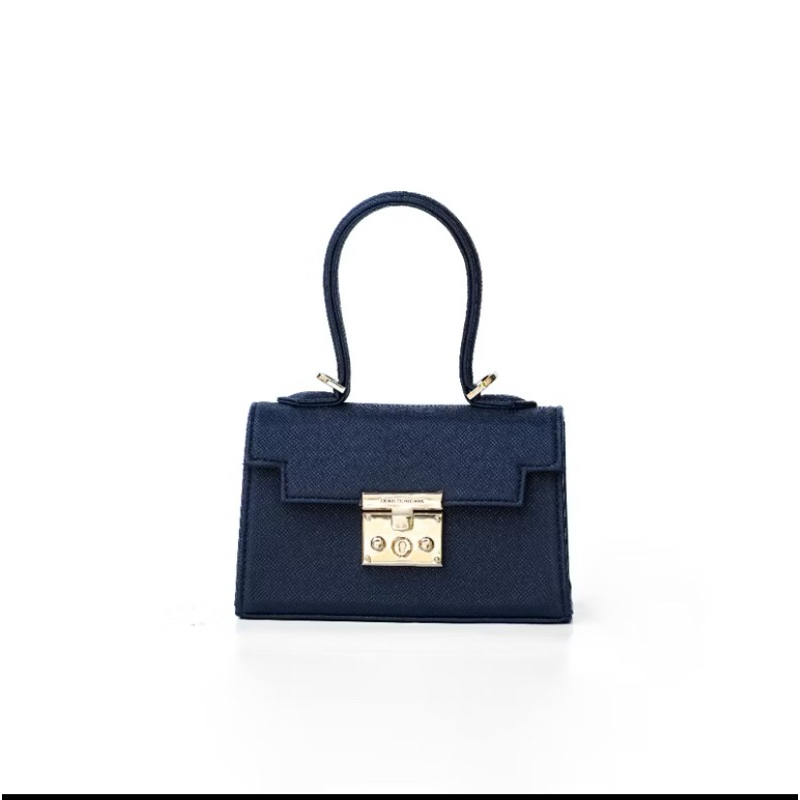 Tas mini Dorisdorothea : Emily Navy Handbag / slingbag preloved