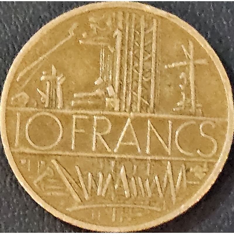 Koin Asing Negara Perancis 10 Francs tahun 1979 Kondisi Utuh Dijamin Original 100%