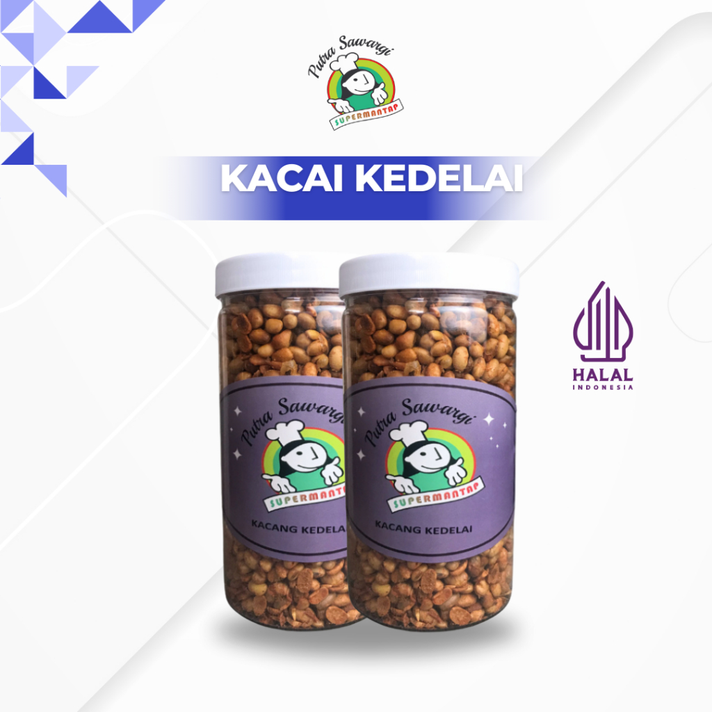 

PUTRA SAWARGI Kacang Kedelai Goreng 480G - Camilan Renyah Gurih Asin, Pas untuk Ngemil!