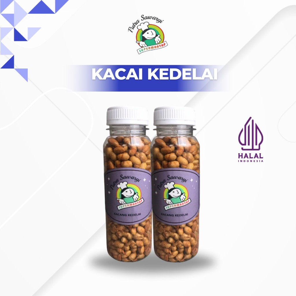 

Kacang Kedelai Goreng 120G - Gurih, Asin, dan Renyah! Makanan Ringan Putra Sawargi