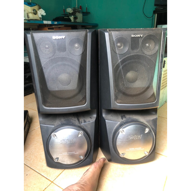 sepasang speaker spiker speker salon pasif sony lbt v5900 v8900