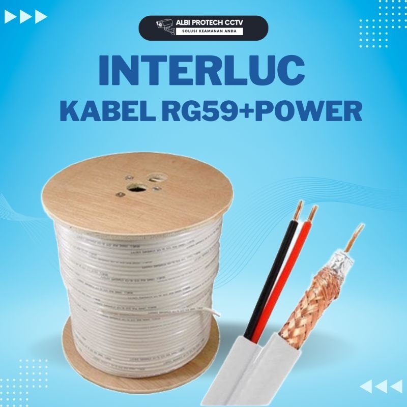 kabel rg59+power kabel coaxial CCTV