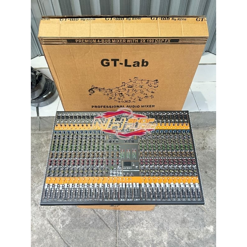 Mixer Audio GT-Lab 24 gen2 GT-Lab G24² Original By RDW 24 Chanel GT Lab 24 Ch Full XLR double Efek D