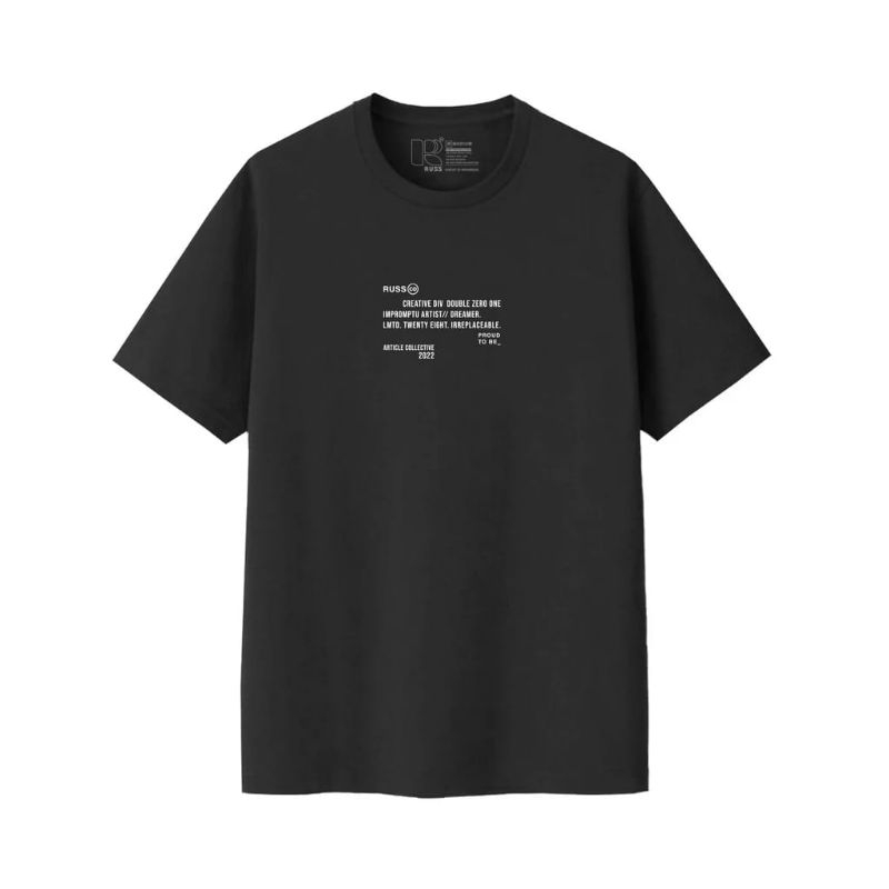 RUSS Co Kaos Creative DIY Double Zero One T-Shirt