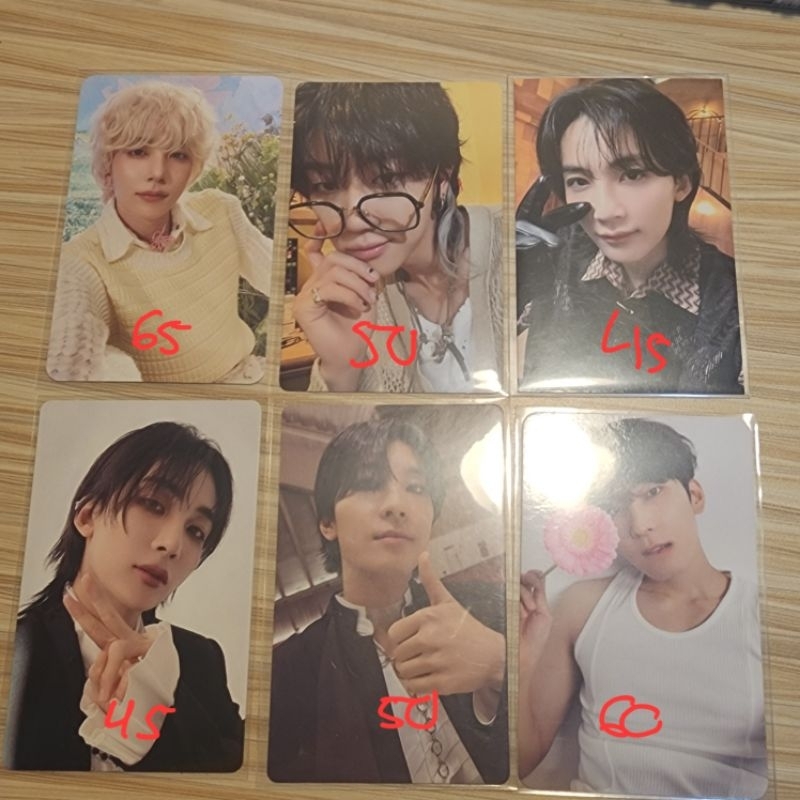 pc photocard seventeen jeonghan the8 minghao wonwoo dear 17rh wvs weverse blonde svt hotel heaven th