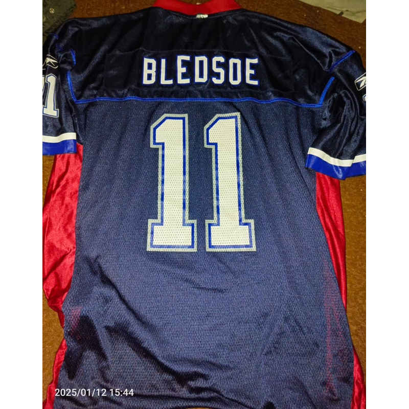 vintage NFL Jersey reebok buffalo bills drew Bledsoe nfl football jersey
