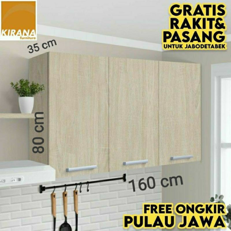 LEMARI DAPUR LEMARI GANTUNG KITCHEN SHEET MINIMALIS