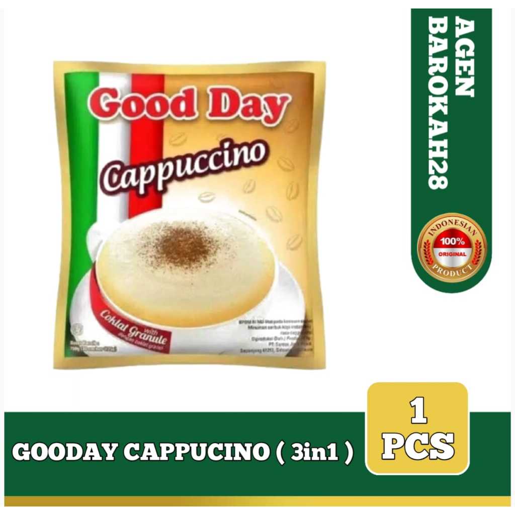 

CAPPUCINO kopi good day cappuccino 1pcs