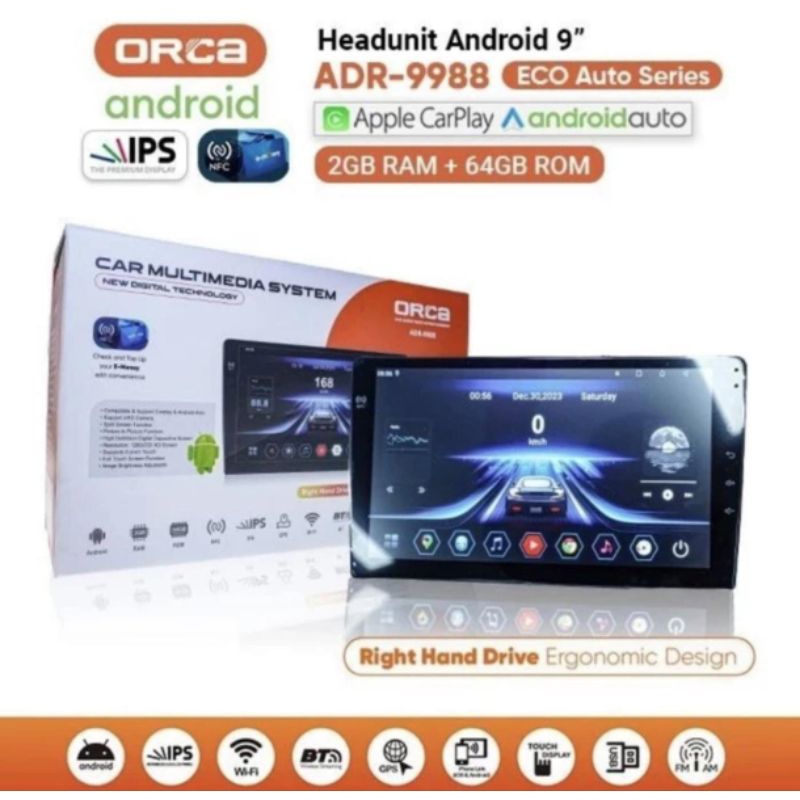 Hu Android Orca NFC Ram 2/64 GB Ukuran 9 inch