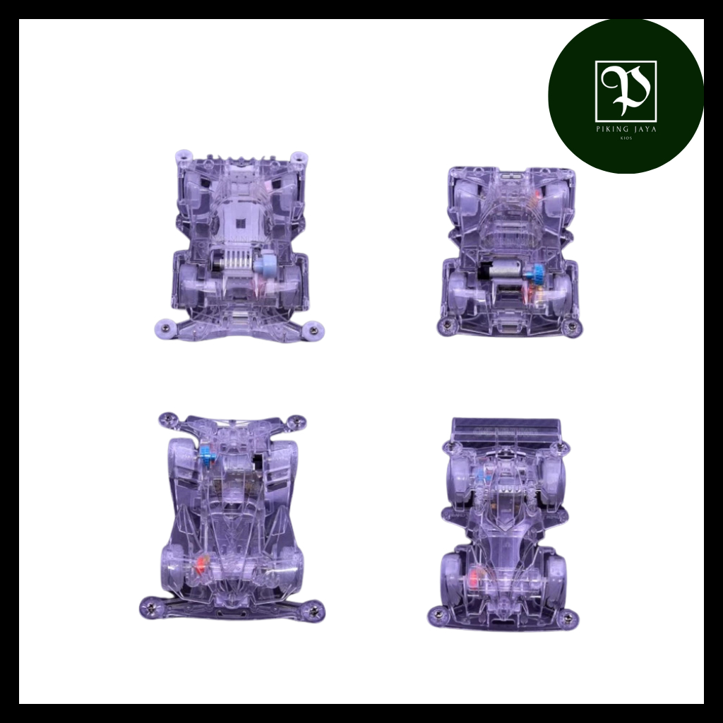 Tamiya Mini 4WD Daxing Seri Full Clear Version - Rep. Tamiya Merk Daxing