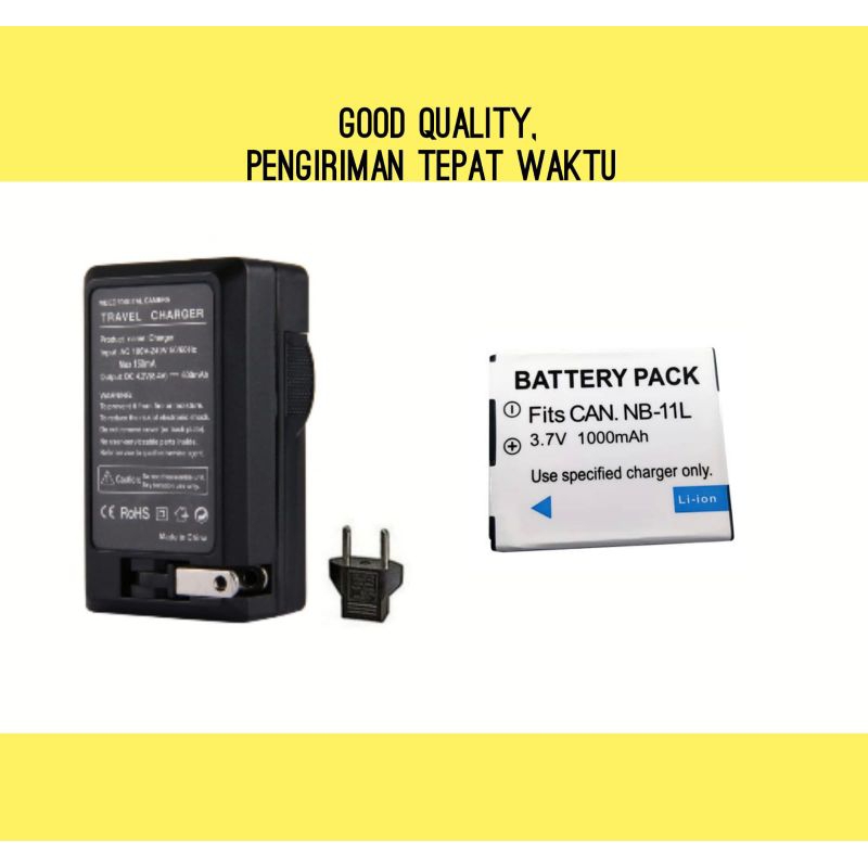 Baterai & Charger Canon A2300 A2400 A2500 A2600 - batre casan