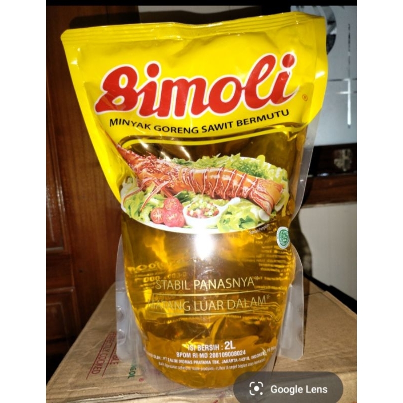 

Minyak Bimoli kemasan Pouch 2L