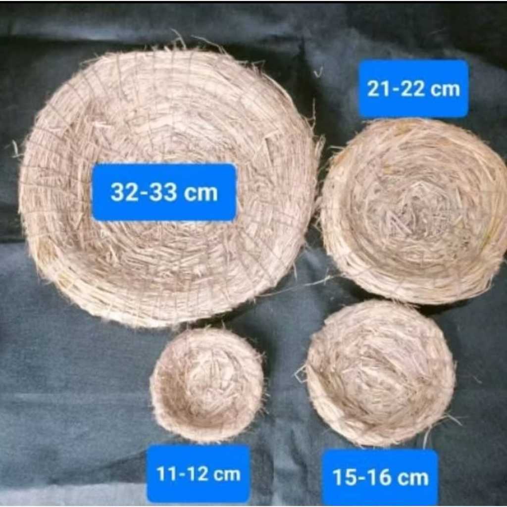 SARANG AYAM BURUNG ( 21 - 22 CM) JERAMI KATE SERAMA DARA MERPATI BERTELUR ANGKREM