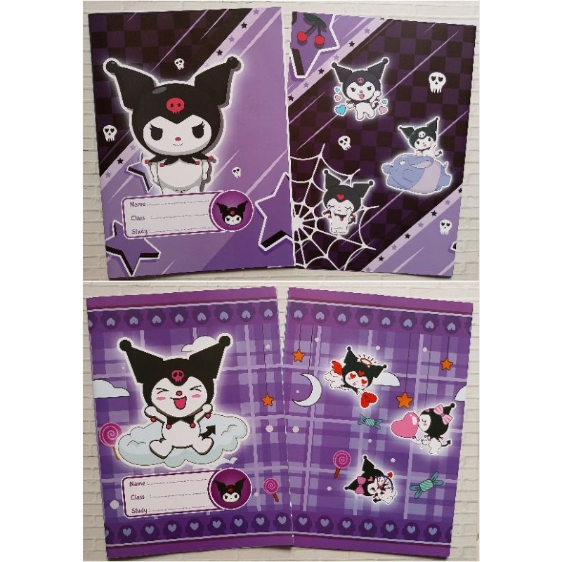 

(20 LBR) SAMPUL BUKU TULIS MOTIF KUROMI(ISI 20 LEMBAR) SAMPUL BUKU FANCY KARAKTER KUROMI UKURAN KUWARTO/ SIDU
