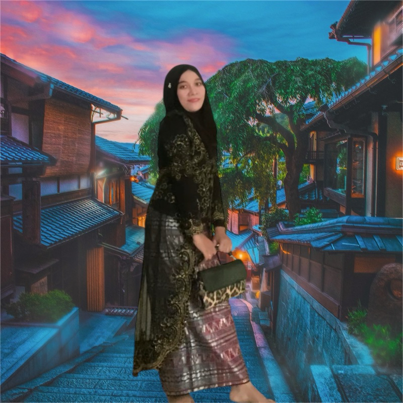 Best Deal kebaya premium full payet kebaya pesta wisuda lamaran wedding hitam preloved