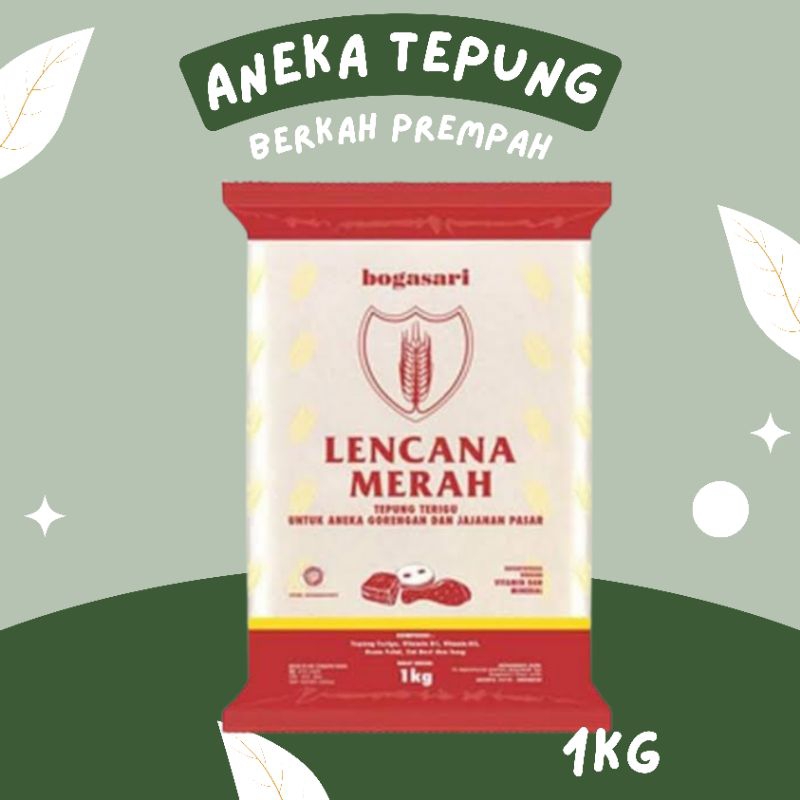 

Tepung terigu lencana merah 1kg