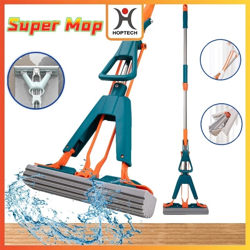MOP | PEL LANTAI KARET  LANTAI PERAS  SPONS | SPONGE RUBBER ADJUSTABLE MOPS Pengering Lantai