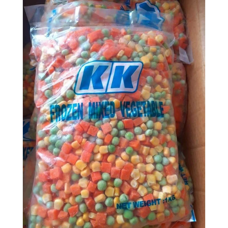 

KK FROZEN MIX VEGETABLE 1 KG