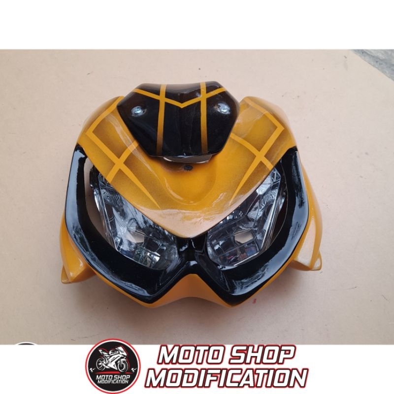 Batok Kepala Headlamp Ninja Z1000 Buat VIXION CB150R BYSON Satria GSX-S150 Scorpio Verza DLL
