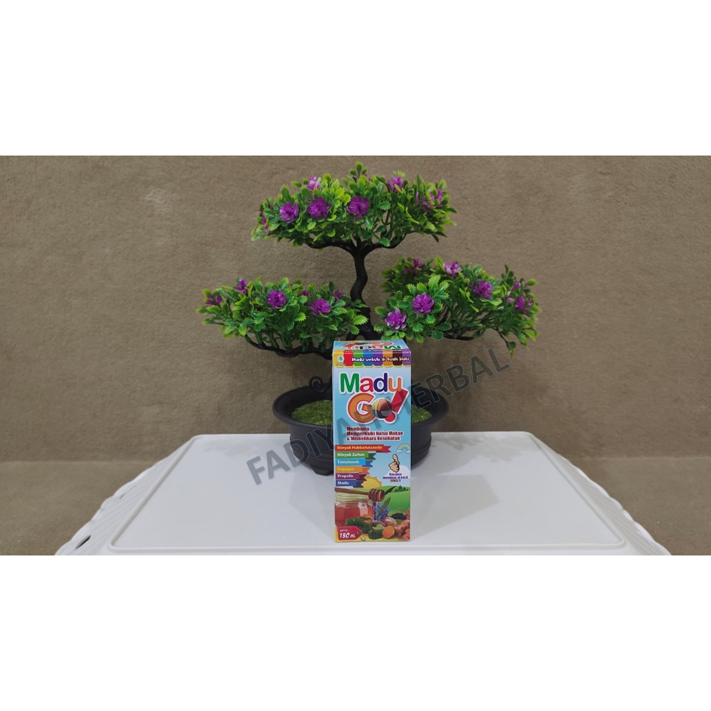 

Madu GO 130 ml Al-Ghuroba' Madu untuk Si Buah Hati Madu Nafsu Makan